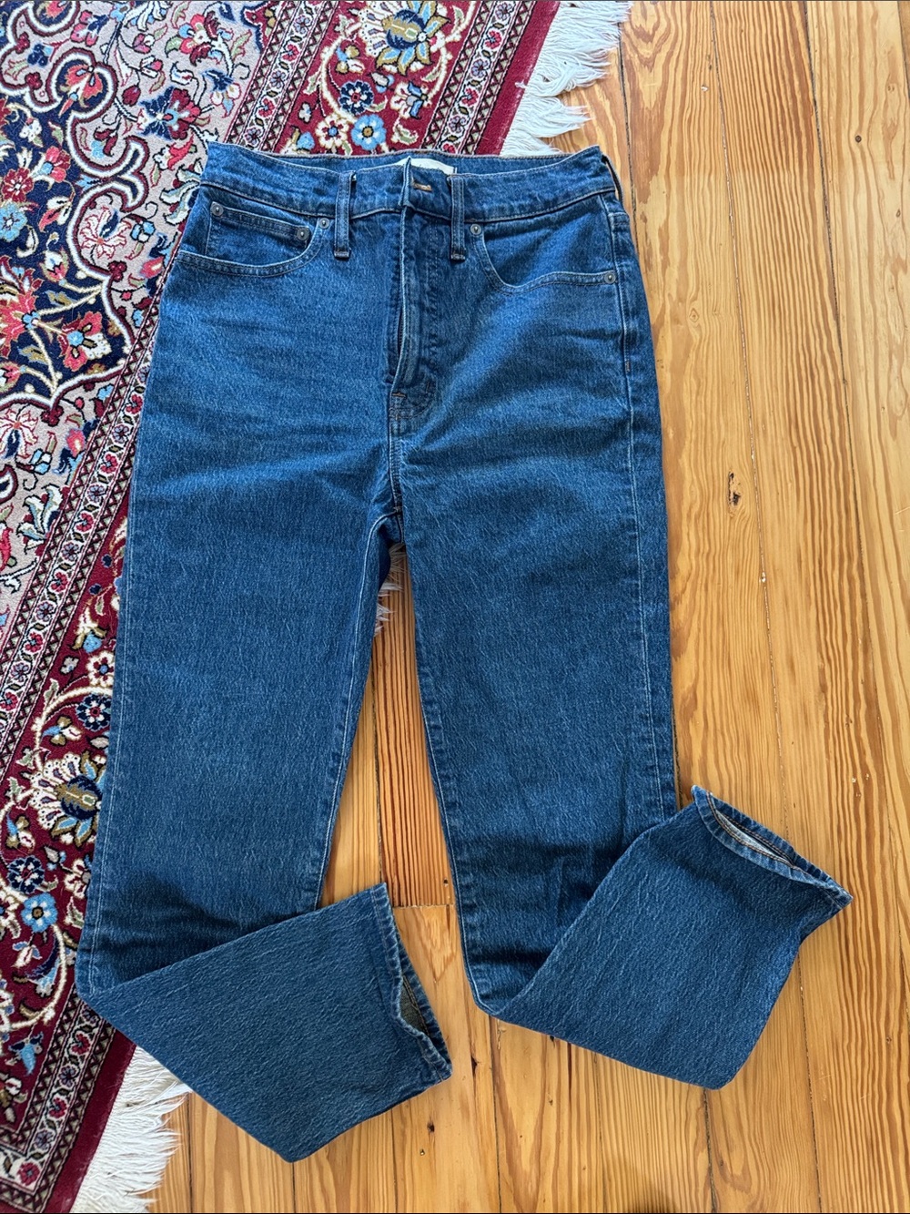 Madewell The Perfect Vintage Jean in Dark Blue